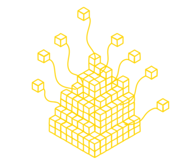 Open Data symbol image with a pile of boxes that are symbolizing open ans commercial data